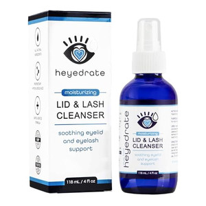 Lid and Lash Cleanser  4oz Glass Bottle  Pure Hypochlorous Acid Spray for Soothing Dry Eye Irritation  Daily Eyelid & Lash Cleanser?