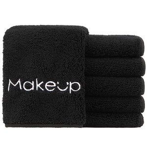 HOMEXCEL Makeup Remover Cloth 6 Pack,Premium Washable Soft 13x13 Inch Facial Cleansing Makeup Towels,Quick Dry Microfiber Face Towels Washcloths for