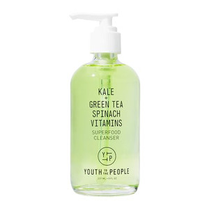 Youth To The People Superfood Facial Cleanser Full Size - Kale + Green Tea Daily Face Wash, Gentle Makeup Remover, with Soothing Antioxidants for Glo