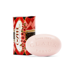 Claus Porto - Chypre Cedar Poinsettia Body Soap for Men + Women | Floral, Cleansing, Nourishing | Handcrafted, Aromatic, Delicate (150g | 5.3 oz)