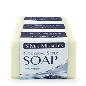 Silver Miracles - Colloidal Silver Soap - 3 pack