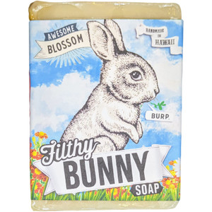 FILTHYFARMGIRL.COM Awesome Blossom All Natural Filthy Bunny Soap Bar, Beige, 5 Ounce , 1 Count