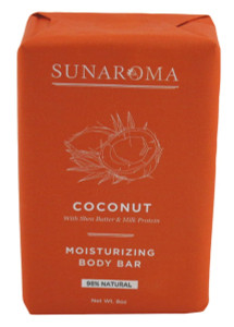 Sunaroma Soap Bar Coconut 8 Ounce (236ml) (2 Pack)