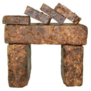 Raw African Black Soap 2 lbs. Bulk Bars 100% Pure Natural From Ghana. Acne Treatment, Aids Against Eczema & Psoriasis, Dry Skin, Scars and Dark Spots