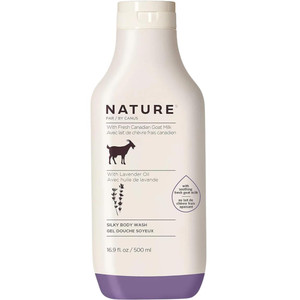 Nature by Canus, Natural Cleanser, Moisturizing Lavender Body wash with Goat Milk, for all skin types 16.9 Fl Oz