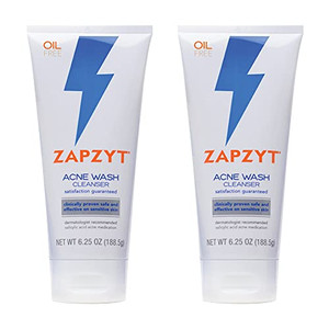ZapZyt Acne Wash, 6.25 Ounce (Pack of 2)