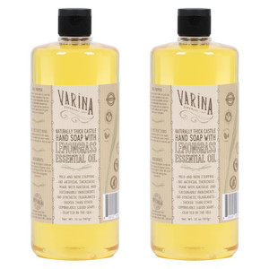 Varina Liquid Soap - Liquid Organic Castile Soap Lemongrass - 32oz