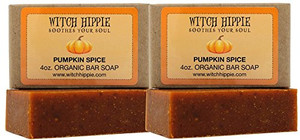 Witch Hippie Pumpkin Spice 4oz Natural Bar Soap 2 pack
