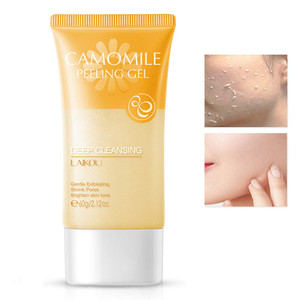 BEUKING Face Camomile Peeling Gel Deep Cleansing Moisturizing Smoothing Gentle Exfoliating Remove Dirt Tighten Pores Improving Face Skin