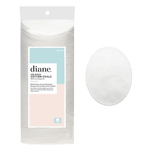 Diane Multi-Layer Cotton Ovals, 100 Count, 100% Pure Cotton, Premium, Hypoallergenic, Biodegradable, Strong and Durable Makeup and Nail Polish Remova