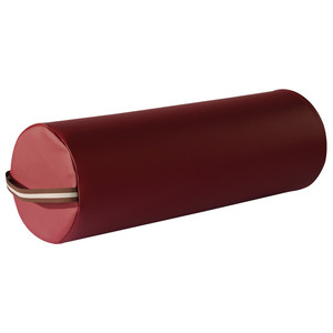 Master Massage 9" Full Round Bolster Burgundy, 1count