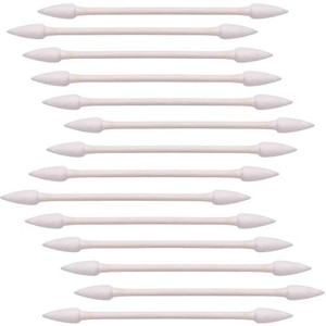 TecUnite 600 Pieces Cotton Swabs, Double Precision Cotton Tips with Paper Stick
