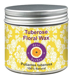 dève herbes Pure Tuberose Floral Wax (Poliantes tuberosa) 50gm