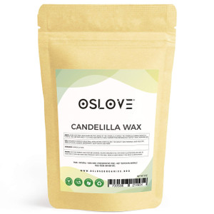 Oslove Organics Pure Candelilla Wax/Pellets- Obtained from Candelilla shrub | Great Substitute for Beeswax, Vegan Hard Wax for soap making, body butt