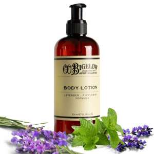 C.O. Bigelow Lavender Peppermint Body Lotion, Moisturizing Body Lotion with Aloe Vera, Shea Butter, Lavender & Peppermint Essential Oils, 10.4 Fl Oz