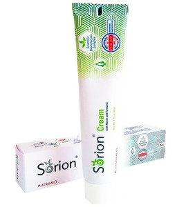 Sorion Cream - Herbal Moisturizer for Dry Skin, Itchy and Flaky Skin with Coconut Oil, Neem, Turmeric and Pala Indigo Skincare Body Cream