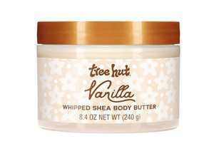 Tree Hut Vanilla Whipped Shea Body Butter, Long-Lasting Hydration for Soft, Smooth Skin, Nourishing Essential Body Care, Lightweight Moisturizer, 8.4