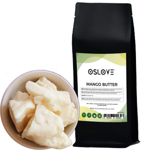 Oslove Organics Mango Butter 1 LB Pure, Natural, Hand -packed, Fresh & Fluffy in DIY mixes | Obtained from Mango seeds | Use for DIY leave in conditi