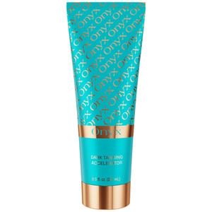 Onyx Strongest Dark Tanning Accelerator Lotion - Effective Tan Enhancer for Indoor & Outdoor Sun - Accelerates Melanin Production - No Stains & Strea