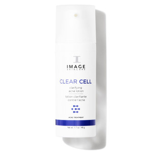 IMAGE Skincare, CLEAR CELL Clarifying Acne Lotion Treatment, with Benzoyl Peroxide, Treats and Prevents Acne Blemishes, 1.7 oz