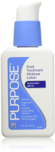 PURPOSE Dual Treatment Moisture Lotion with SPF 10 4 OZ (Pack of 4)