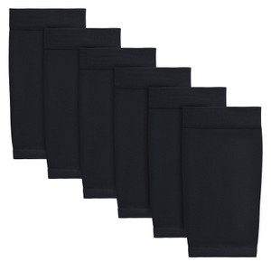 HOVEOX 3 Pairs Tattoo Cover Up Compression Sleeves - Forearm Arm Sleeves for Women & Men (Black)