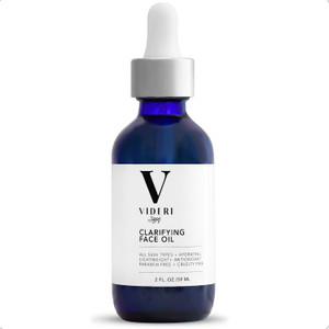 Videri Gua Sha Face Oil - Anti Aging Organic Face Serum, Grapeseed, Argan, Grapefruit & Vitamins C & E. Nature Vegan Formula, Face Roller Oil for Fac