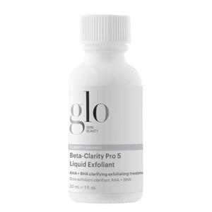 Glo Skin Beauty Beta-Clarity Pro 5 Liquid Exfoliant, Travel Size - AHA + BHA Clarifying and Balancing Chemical Exfoliant Treatment