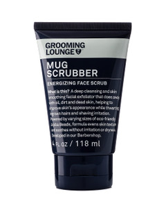 Grooming Lounge Mug Scrubber Face Scrub - Provides Safe and Gentle Exfoliation - Extracts Dug in Dirt and Oil - Uproots Ingrown Hairs - Improves Skin