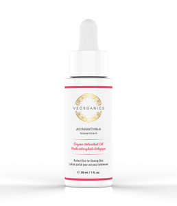 VeOrganics Astaxanthin-A Organic Facial Oil - Face Moisturizer - Face Moisturizer for Women - Face Oil for Women - Skin Oil for Face - Organic Skin C