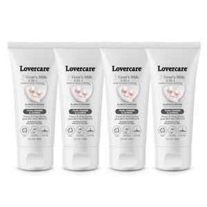 Lover's Care 4-PACK Goat Milk Body Lotion for Dry Skin Pearl 2 fl oz (60ml) - 4-PACK