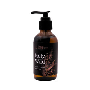 Holy Wild Deep Forest Body Oil - Nutrient Rich Hydration, Moisturize Dry Skin, Naturally Nourish, Quick Absorbing, Non-Greasy Formula - Skincare for