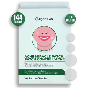 Hydrocolloid Acne Pimple Invisible 144 Patches with Tea Tree Oil & Salicylic Acid I Ultra Thin Absorbing Spot Stickers for Face, Skin I Covers Blemis
