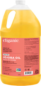 Cliganic Jojoba Oil Non-GMO, Bulk Gallon 128oz | 100% Pure for Skin, Hair & Face, Cold Pressed Natural Hexane Free - Hair Relaxer
