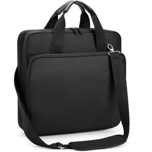 2 Inch 3 Ring Zipper Binder - Trapper Keeper Binder with Strap - 500 Sheet Capacity & Multi-Pockets for School and Office (Black)