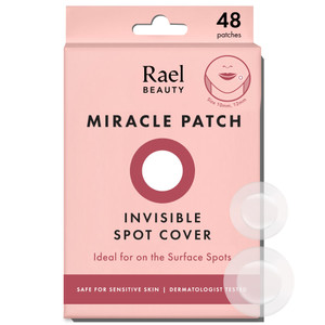 Rael Pimple Patches, Miracle Invisible Spot Cover - Hydrocolloid Acne Pimple Patch, Absorbs Zits & Blemish, Korean Skin Care, 2 Sizes (48 Count)