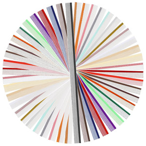 CRASPIRE 48pcs 11.8in Book Binding Headbands Endbands Long Polyester Medium Cotton Bookbinding Head Band Materials Kit for Beginners Repair Album Sup