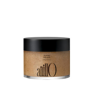 Fig Whisky Body Scrub  Vegan Exfoliator with Fig Extract, Seed Powder & Andean Salt for Smooth, Radiant Skin  Woody Scent, Paraben-Free, Sulfate-Fr