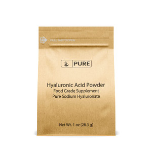 PURE ORIGINAL INGREDIENTS Hyaluronic Acid (1oz) Water Soluble, High Molecular Weight