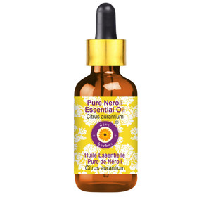 dève herbes Neroli Essential Oil (Citrus aurantium) with Glass Dropper | Pure | Non-Sticky | Non-Greasy | Lightweight | Men & Women | All Skin Types