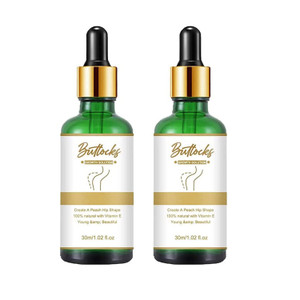 2PCs Hiplift Buttocks Essential Oil, Butt Firming Enhancement Essential Oil for Women, Natural Herbal Hip Lift Up Massage Oil, Hip Butt Firm Essence,