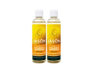 Jason Skin Care Vitamin E Oil 5,000 I.U. 4 fl. oz. Pure & Natural Beauty Oils (a) - 2pc