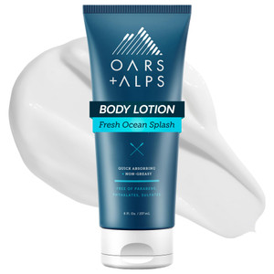 Oars + Alps Body Lotion, Moisturizing Body Lotion with Vitamin E, Shea Butter & Magnesium for All Skin Types, Hydrating, Soothing, Quick Absorbing, N