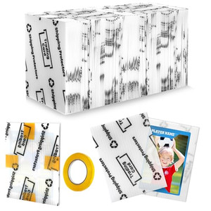 COITEK Upgrade 200 Pack Trading Card Shipping Protector 3.5'' x 4.5'' Sports Card Shipping Supplies,Strong Plastic Inserts Graded Card Precut Sleeves