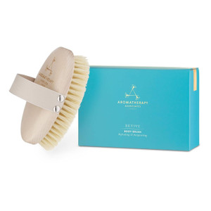 Aromatherapy Associates Revive Body Brush, Natural Dry Brush for Exfoliating Skin, Boost Circulation & Lymphatic Drainage, Anti-Cellulite Body Scrub