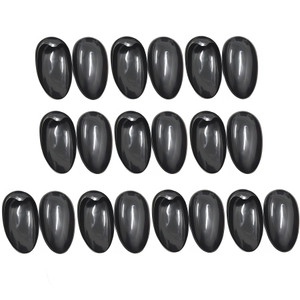 10Pairs Black Plastic Hair Dye Earmuffs Professional Ear Protectors Salon Supplies for Hairdressing Dye Coloring