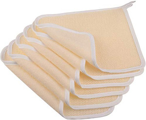 PHOGARY 6 Pack Exfoliating Wash Cloths for Body Scrub and Face Clean, Dual-Sided Wash Towels Bath Washcloths for Men Women Skin Massage Spa - Rough E
