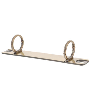 EXCEART 2 Ring Binder Clasp Ring - Metal O- Mechanism for DIY Loose Leaf Notebooks Detachable Design for Easy Organization and Binding 4.96 Inch Size