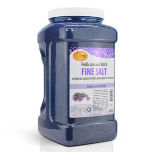 SPA REDI - Detox Foot Soak Pedicure and Bath Fine Salt, Lavender and Wildflower, 128 Oz - Made with Dead Sea Salts, Argan Oil, Coconut Oil, and Essen
