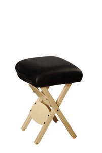 Master Massage Wooden Portable Folding Massage Stool- Lightweight Wood Foldable Tattoo Stool-Portable Tattoo Stool-Mobile Chair Seat Easy to Carry